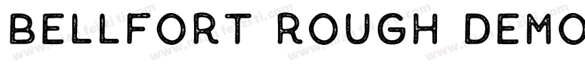bellfort rough demo字体转换